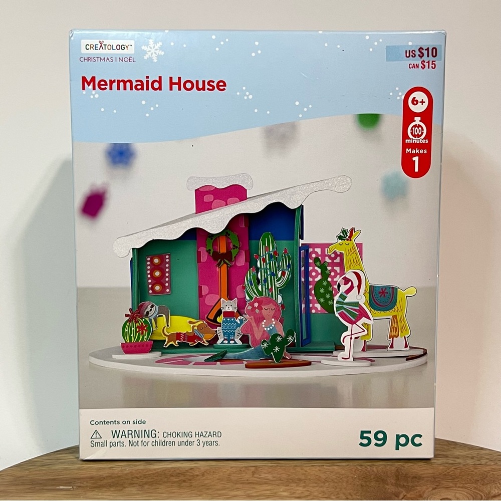Creatology Christmas Foam Mermaid House